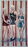Girl's Swim Team by Janet Roberts
