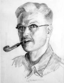 Edwin Knutesen Self Portrait by Edwin Knutesen