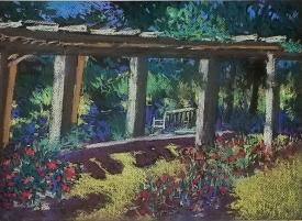 Untiled (Arbor at Boemer Botanical Gardens) by Mary Theisen - Helm