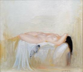 Reclining Nude by Louise Lemp