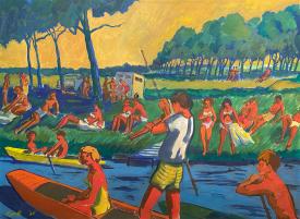 Summer Paddle Party by Gibson Byrd
