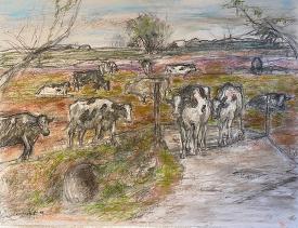 Cow Path in Summer by Judith Friebert