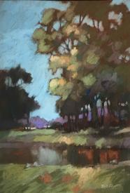 Landscape with Pond by Bob Fojut