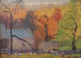 Fall Landscape by Morley Hicks