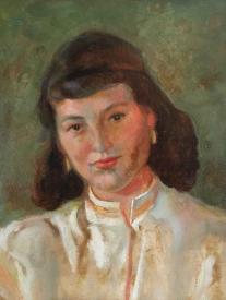 Portrait of Mary Theisen Helm by Forrest Flower
