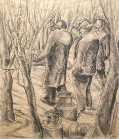 Maple Syrup Harvest by Alfred Sessler