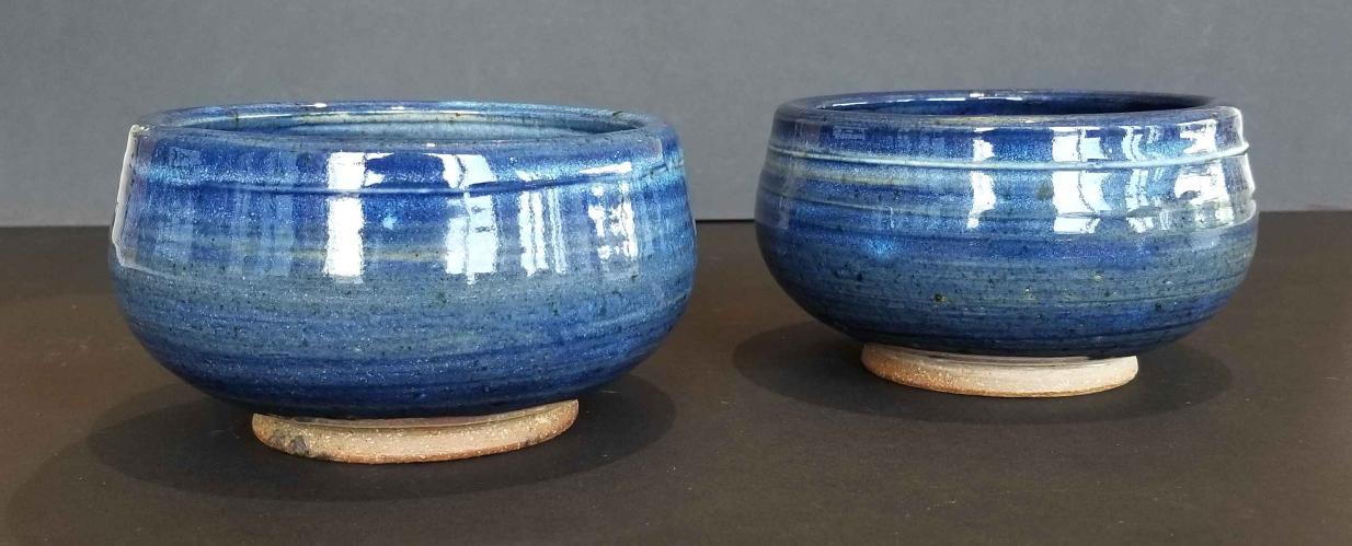 Blue Cereal Bowl by John Dietrich