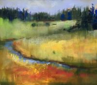 River and Trees by Carol Rowan