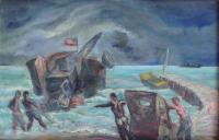 Makin Island 1945 by Robert Hodgell