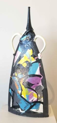 Colorful Compressed Vessel by Paul Donhauser