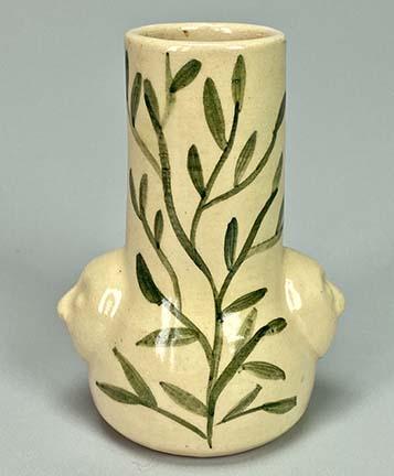 Small Two-headed Flower Vase sculpture by Mary Nohl