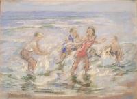 Untitled (Children Splashing in the Lake) by Francesco Spicuzza