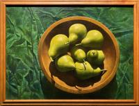 Bowl of Pears by Doris Wokurka