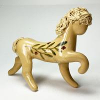 Large Horse sculpture - Decorated one side by Mary Nohl