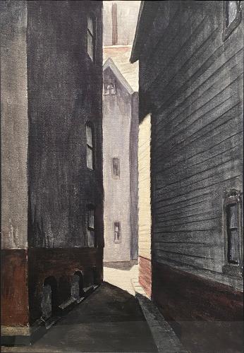 View Between Houses by Laurence Rathsack