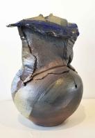 Salt Glaze Sculptural Pot by Paul Donhauser