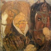 Man with Horses by Ruth Grotenrath