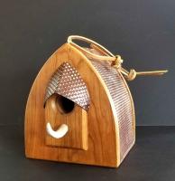 Nuthatch - Titmouse Birdhouse by Al Buss