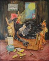 Rooster Overslept by Joan Hollnagel