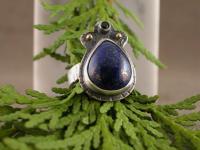 Lapis and Tourmaline Ring by Michelle Zjala Winter