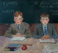 Untitled (2 Boys - Sons) by Florence Furst