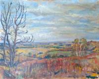 Kansas Fall Landscape by Robert Hodgell