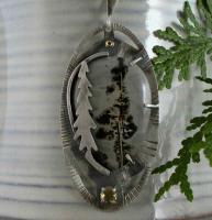 Jasper and Citrine Tree Necklace by Michelle Zjala Winter