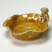 Small Shallow Dish with Character by Mary Nohl