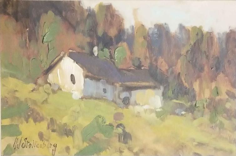 Untitled (House in Woods) by Hans Stoltenberg