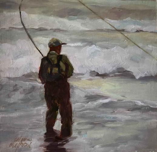 Surf Fishing by Mary Ulm Mayhew
