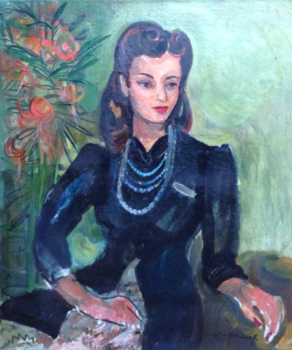 Female Portrait by Lester Schwartz