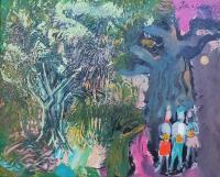 Untitled (Family in the Woods) by Lester Schwartz