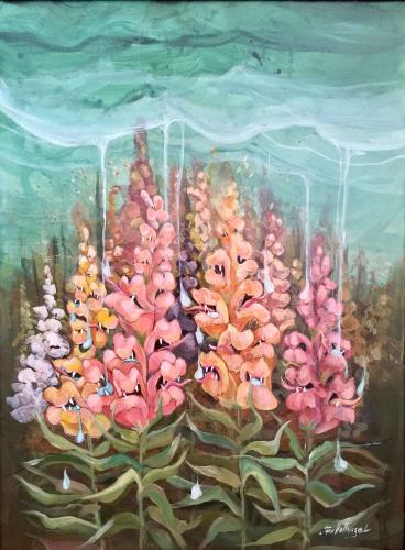 Thirsty Snapdragons by Joan Hollnagel