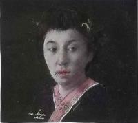 Japanese Woman by Mary Theisen - Helm