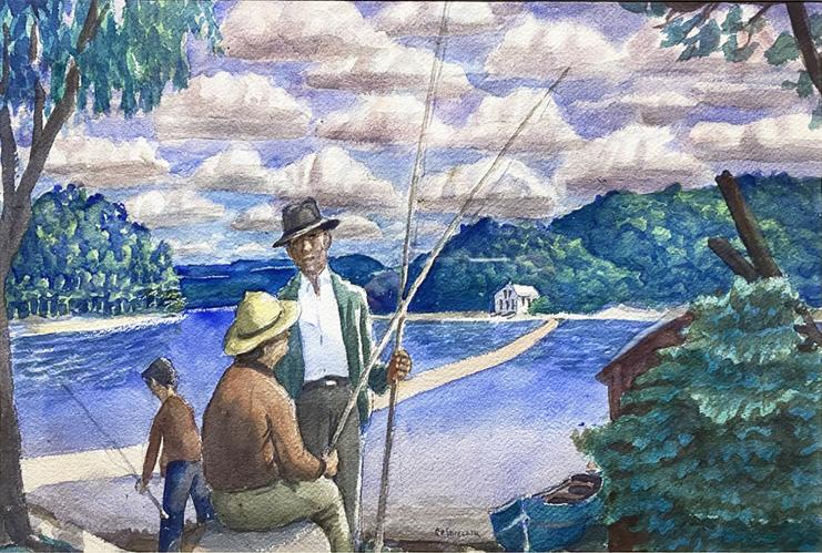 Fishing by Gerrit Sinclair