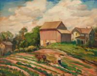 Untitled (Farm with Plow Horse) by Francesco Spicuzza